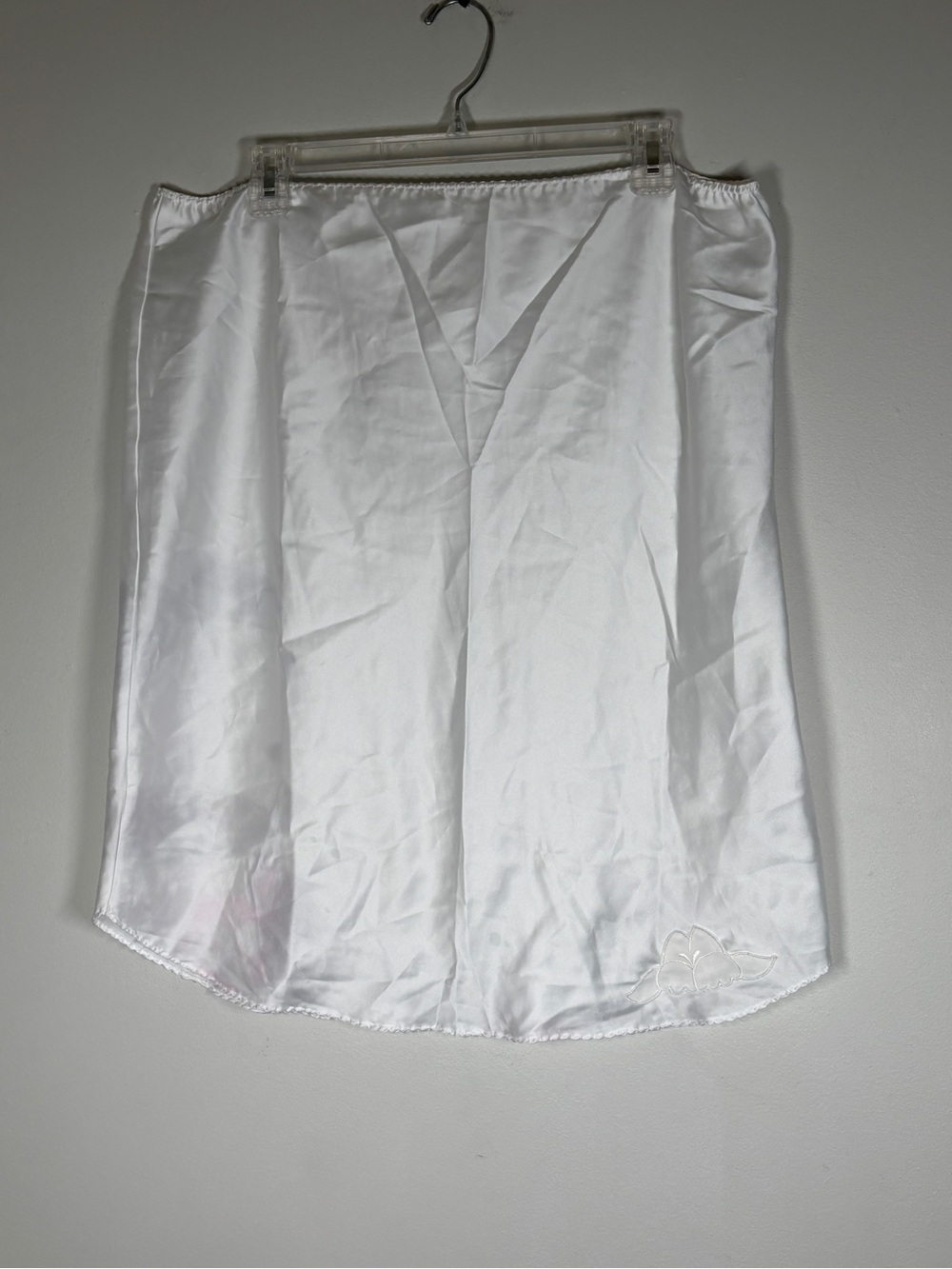 Bali White Satin Half Slip Skirt